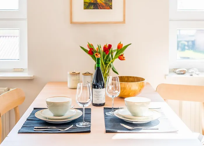 Wunderschoene Mit Feldblick Und Balkon, Mit Kostenlosem Wlan Und Strandfahrrad, Haustiere Erlaubt Börgerende-Rethwisch