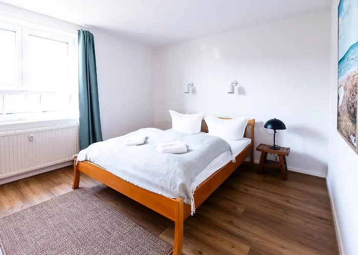 Lägenhet Wunderschoene Mit Feldblick Und Balkon, Mit Kostenlosem Wlan Und Strandfahrrad, Haustiere Erlaubt