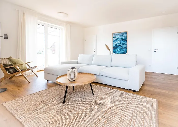 Lägenhet Wunderschoene Mit Feldblick Und Balkon, Mit Kostenlosem Wlan Und Strandfahrrad, Haustiere Erlaubt *